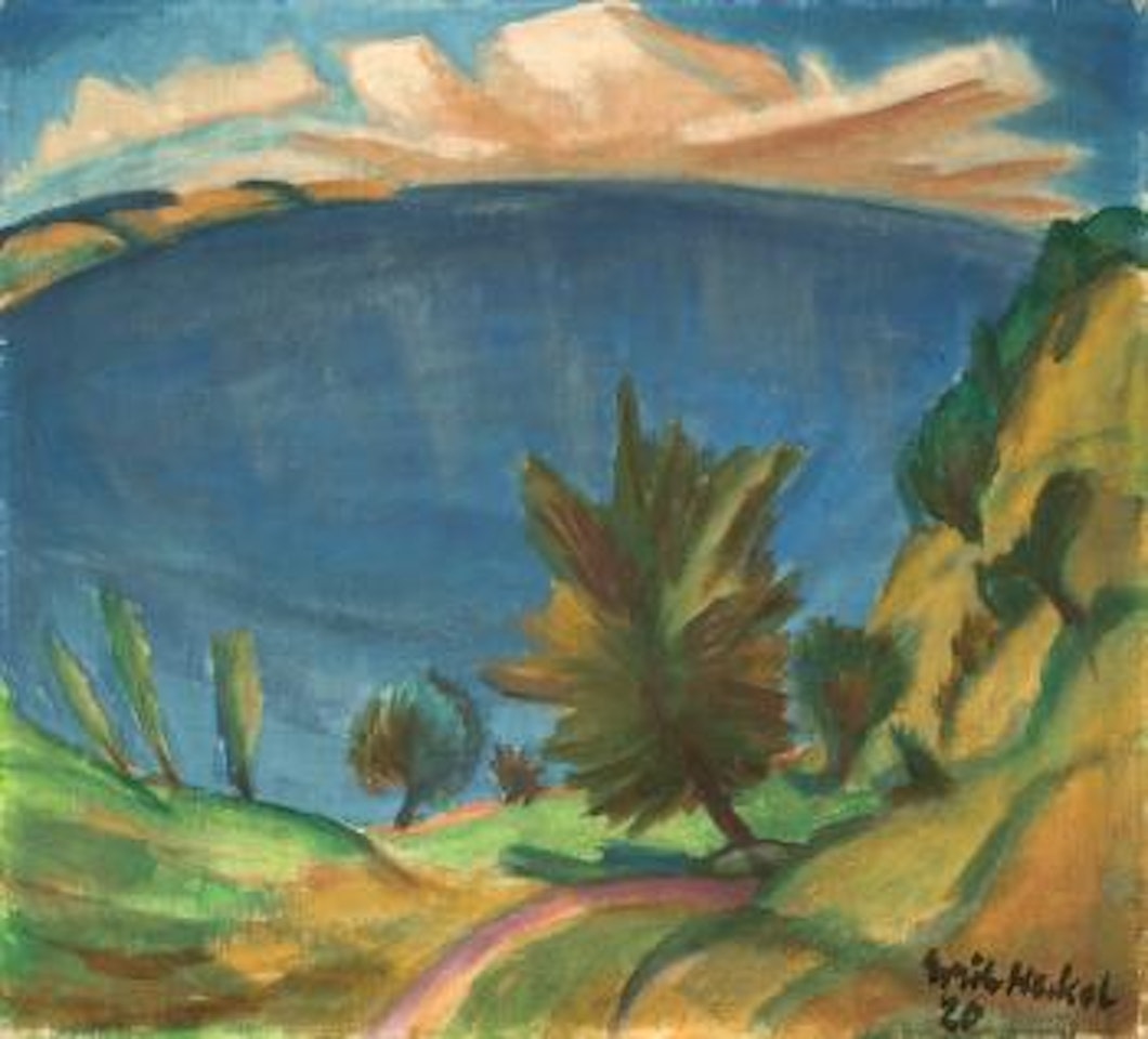Blick aufs Meer by Erich Heckel