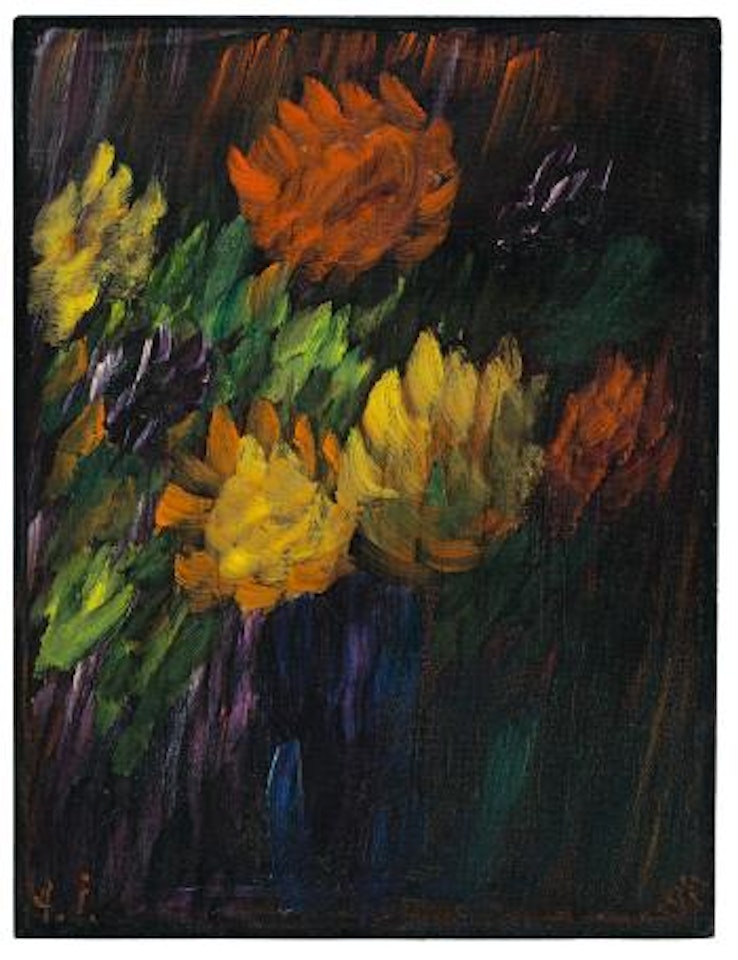 Grosses Stilleben: Chrysanthemen by Alexej von Jawlensky