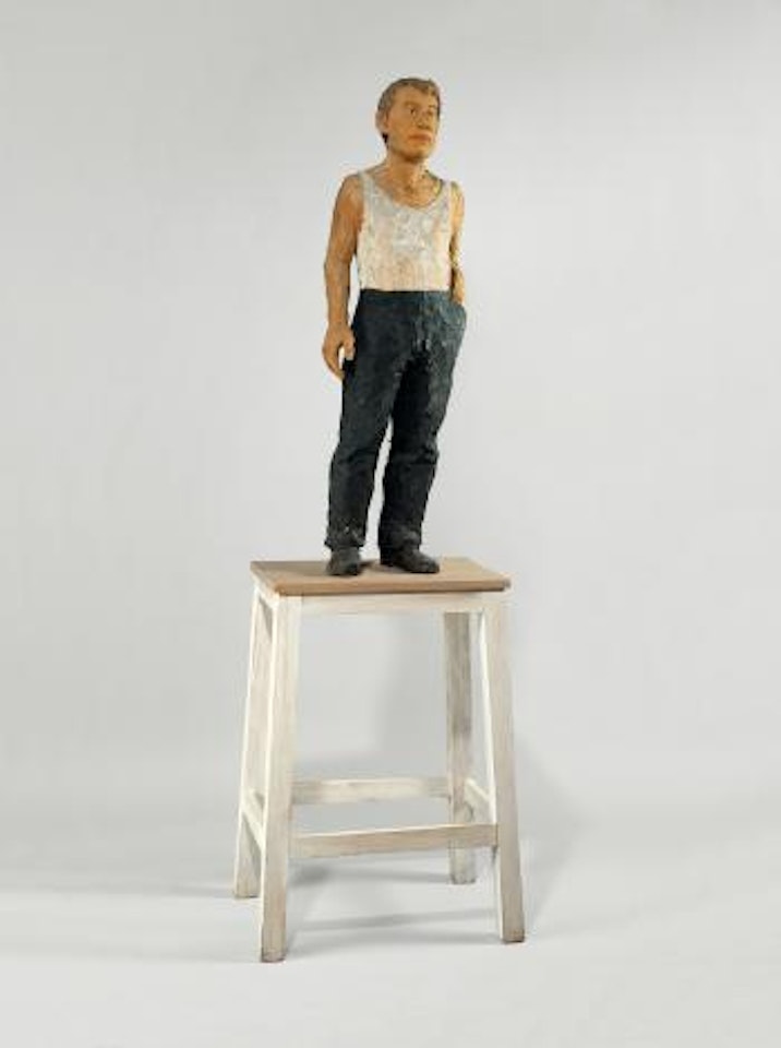 Mann mit Tätowierung by Stephan Balkenhol