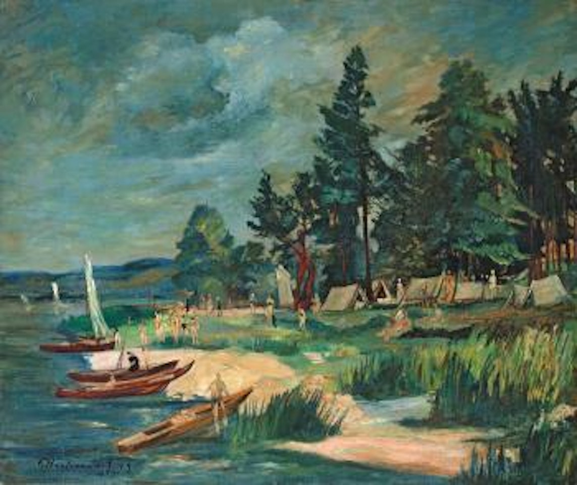 Das Grosse Fenster (Am Wannsee, Berlin) by Franz Heckendorf