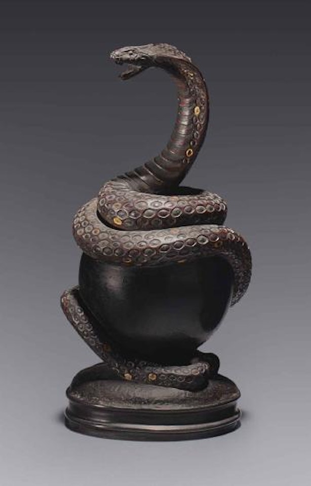 Rearing Snake by Jean Dunand