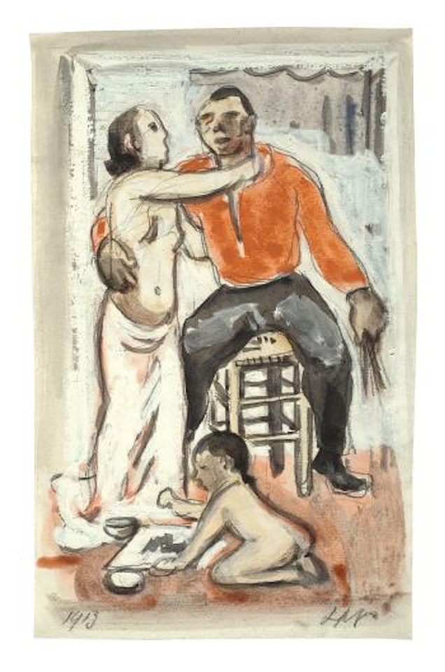 Atelierszene by Max Pechstein