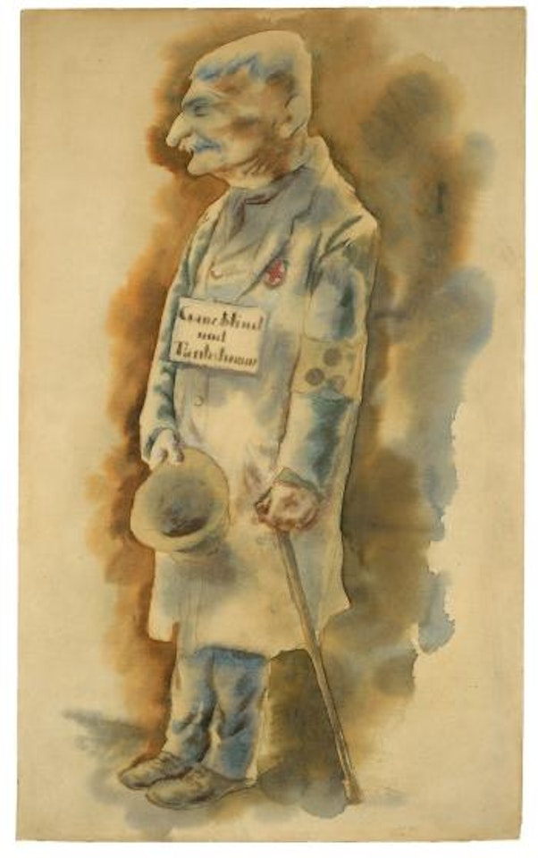 Blinder Bettler by George Grosz