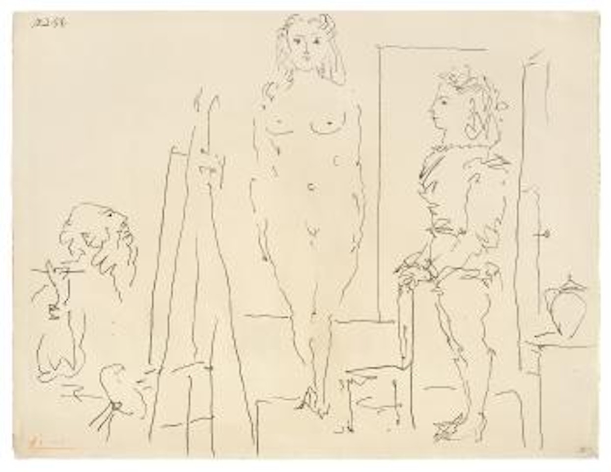 Les Deux Modèles by Pablo Picasso