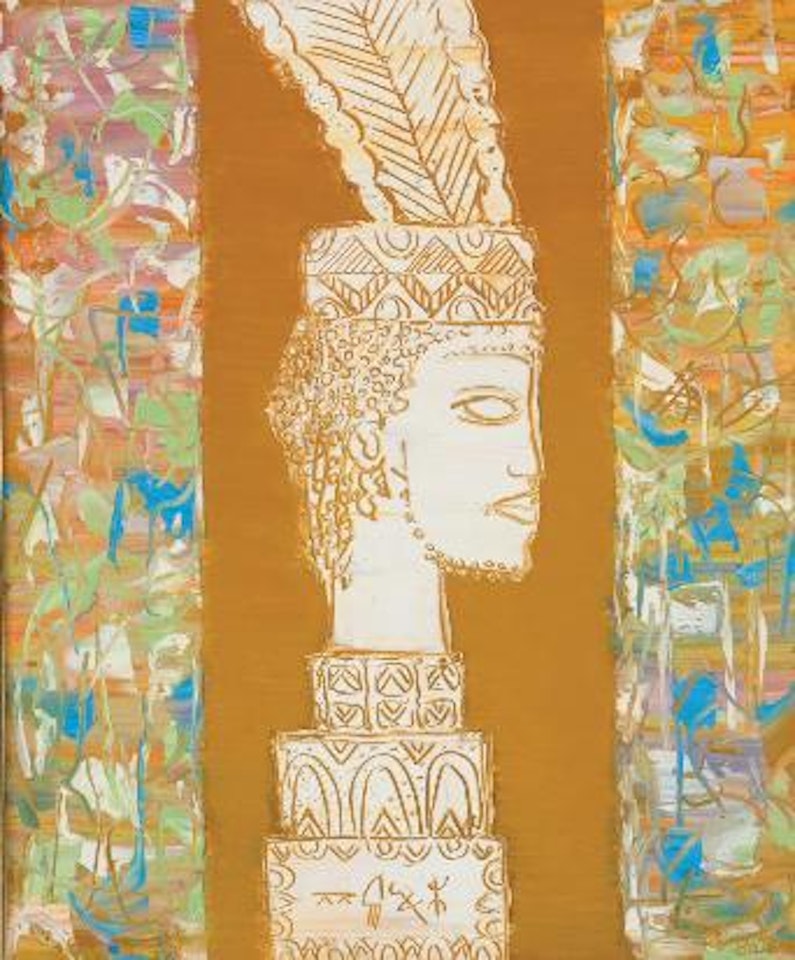 African head by Walter Battiss