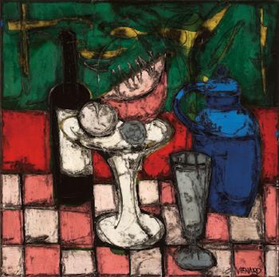 Still Life in Black and Blue by Claude Venard