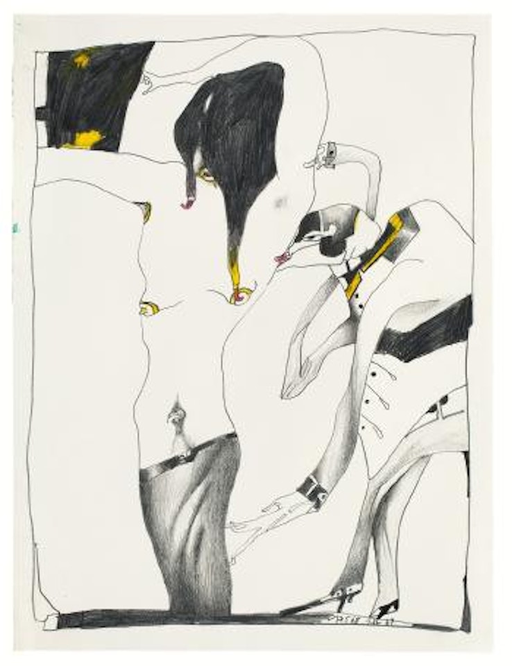 Zwei Figuren 17.5.68 by Horst Janssen