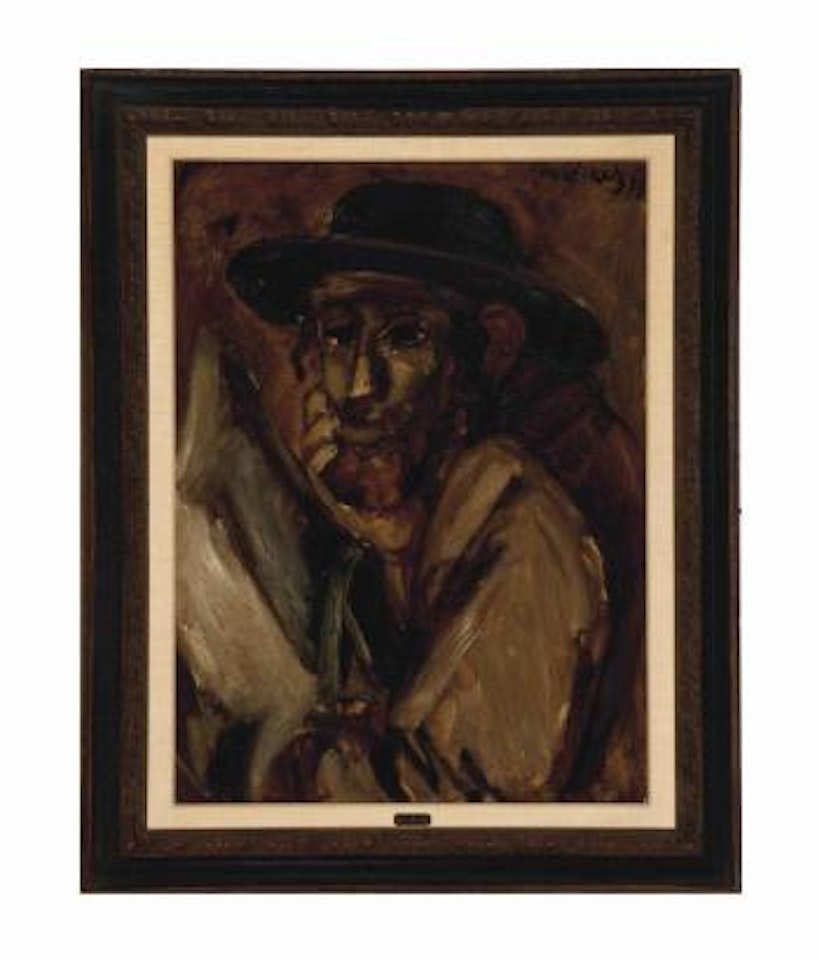 Portrait Of A Rabbi by Emmanuel Mané-Katz