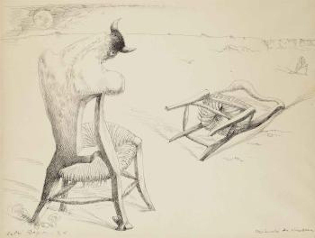 Mélancolie Du Minotaure by André Masson