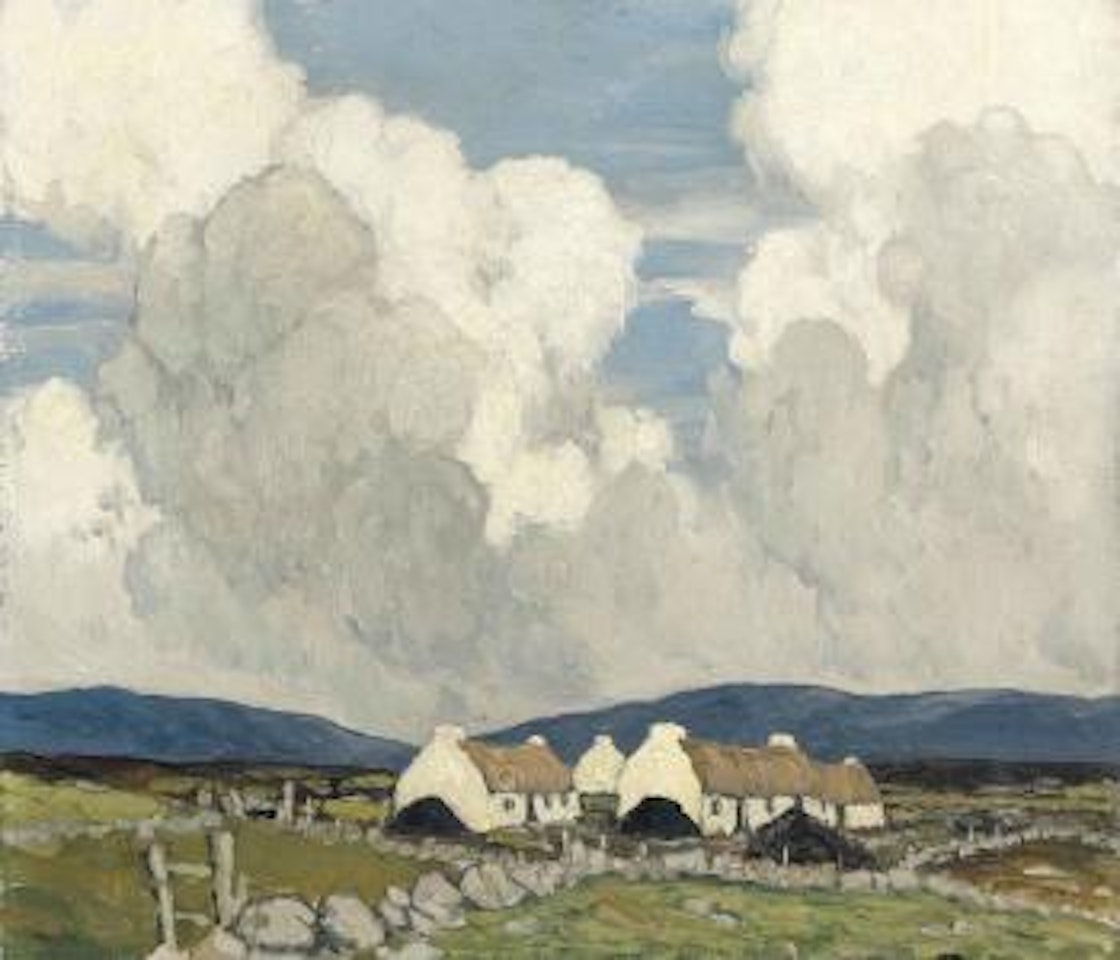The stone walls of Galway by Paul Henry