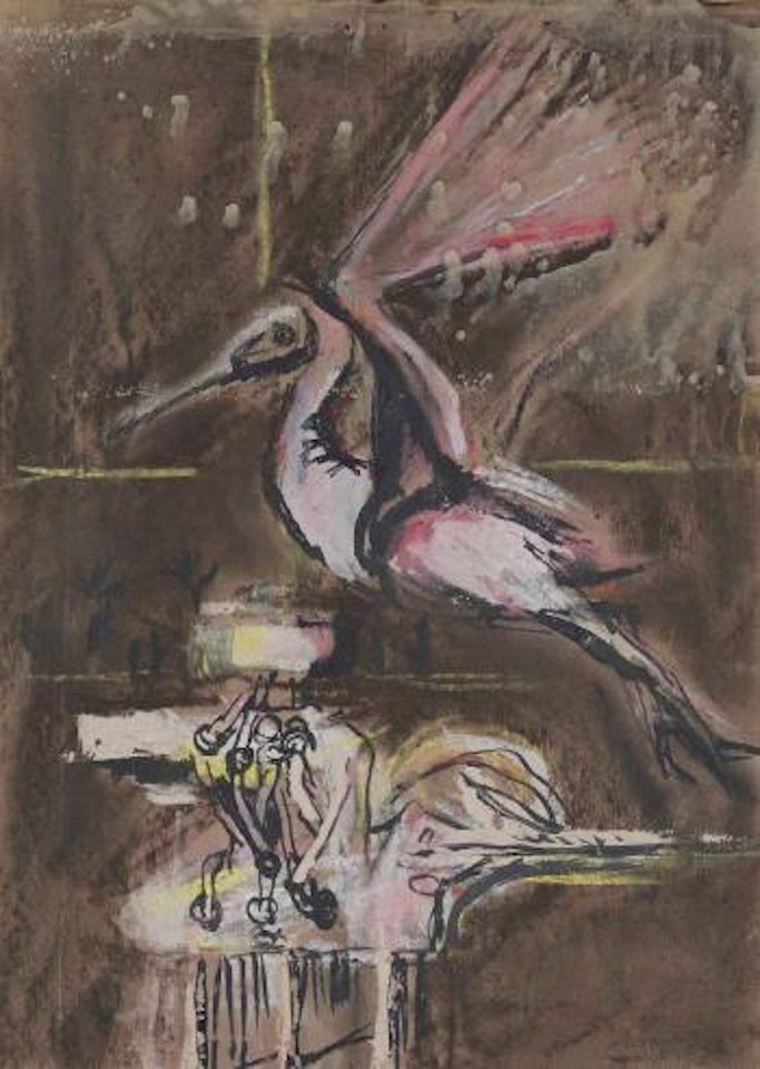 The pink bird by Graham Sutherland