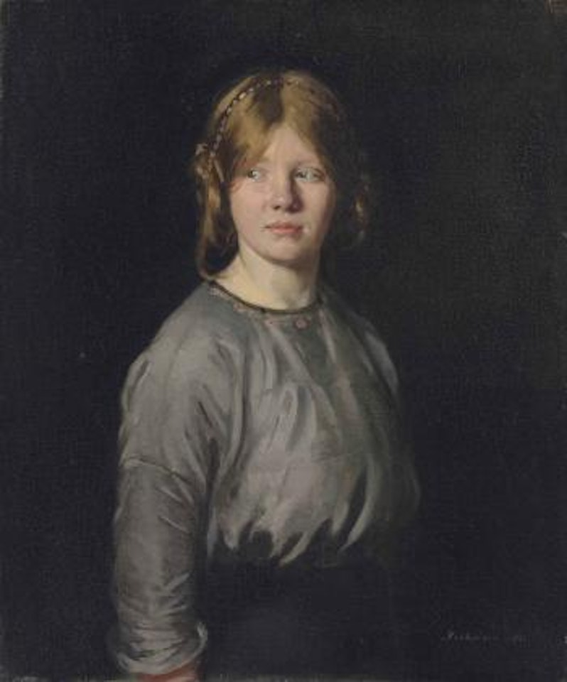 Iris Tree, Portrait of a Young Girl by William Nicholson