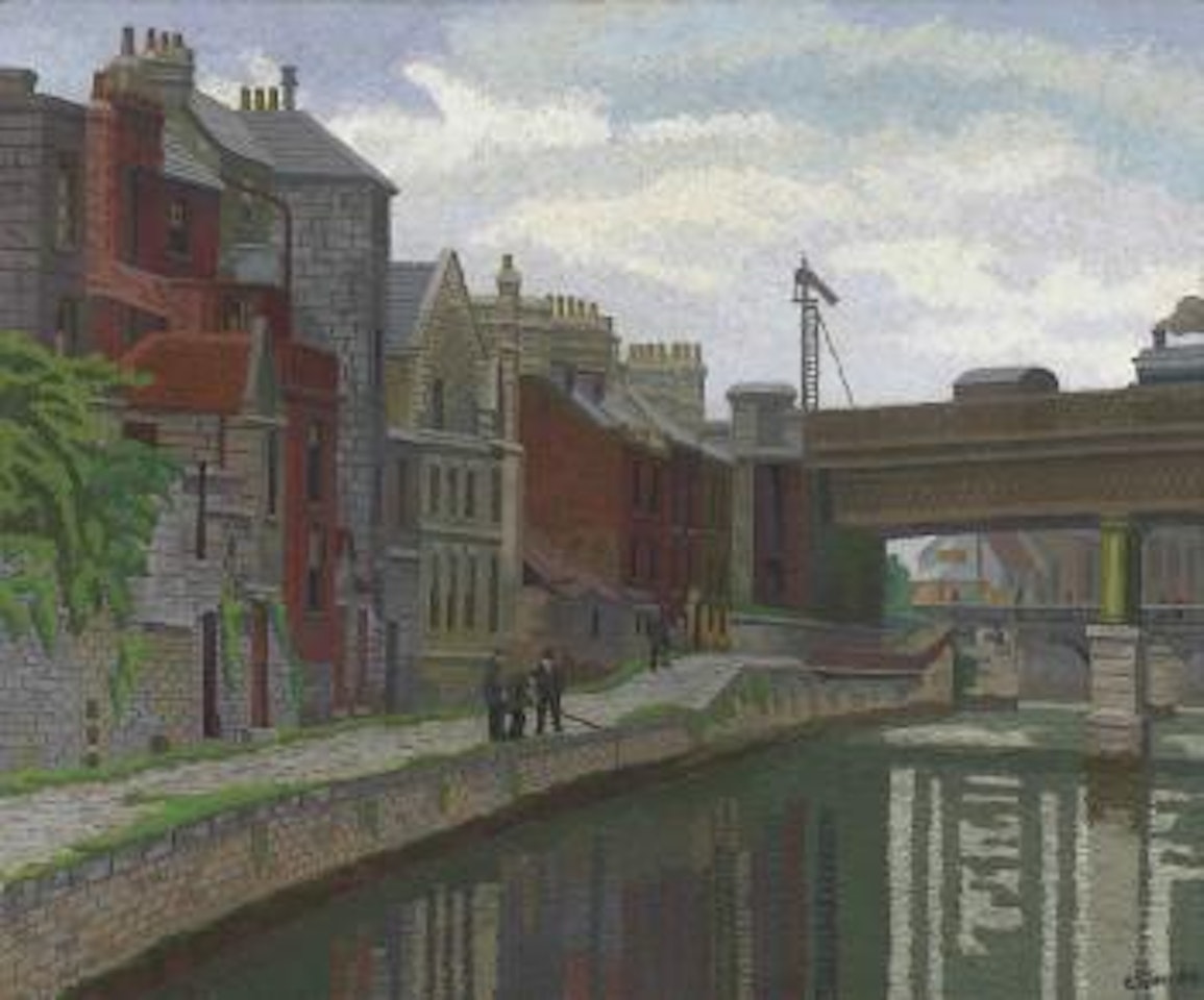 Old Houses, Bath by Charles Ginner