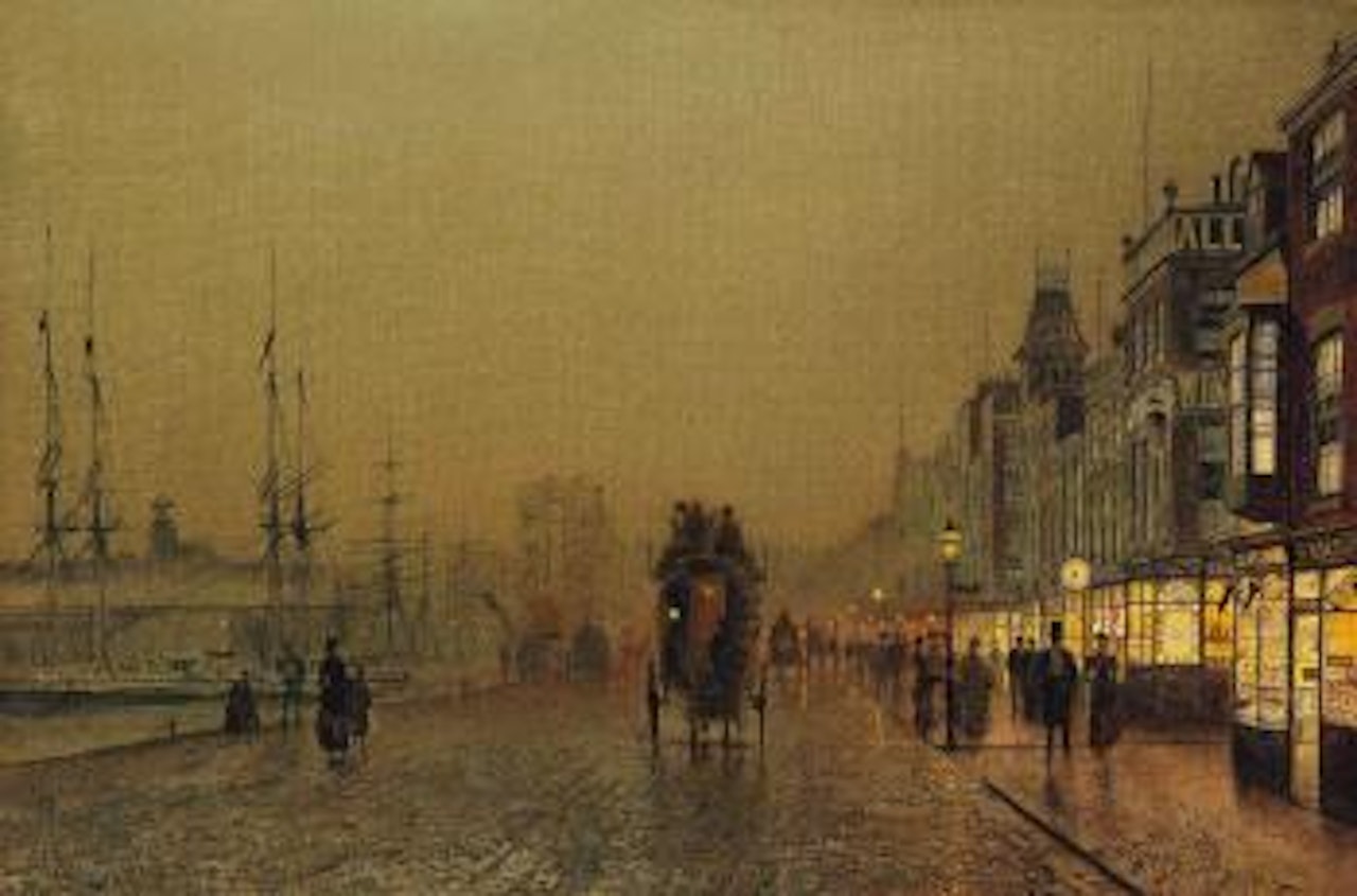Glasgow, Saturday Night by John Atkinson Grimshaw