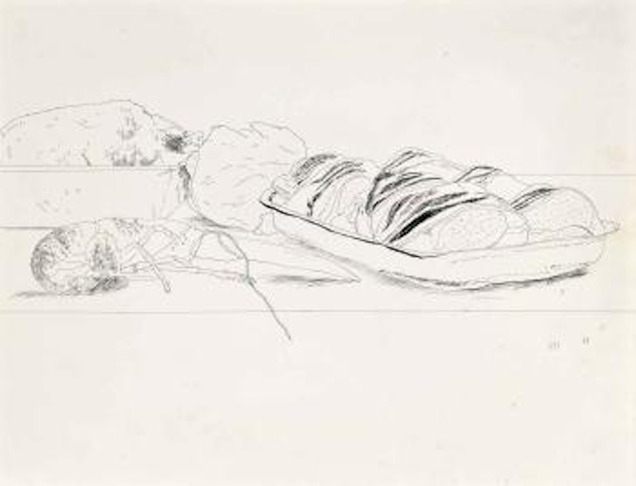 Lobster still life by David Hockney