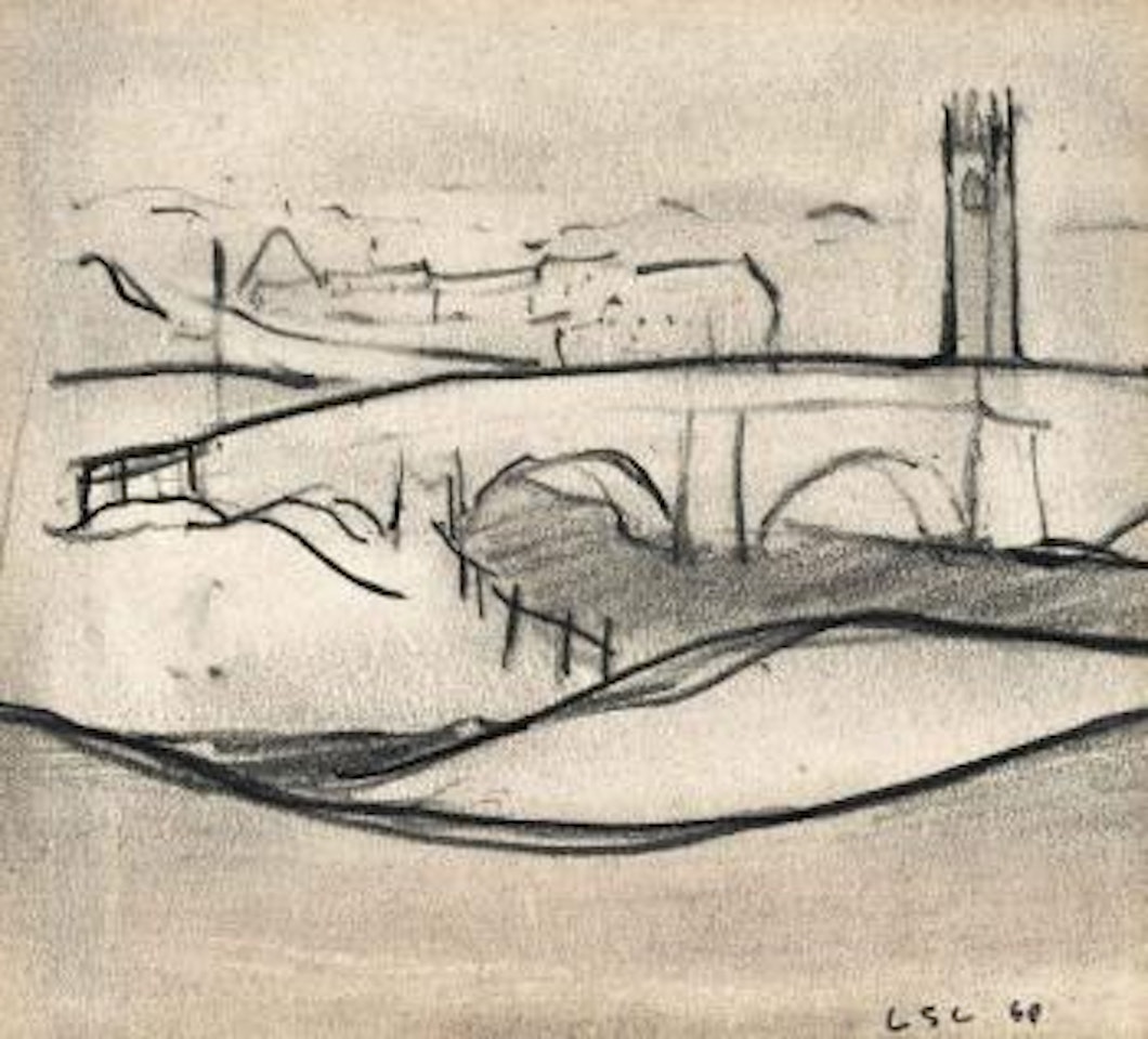 Ringley Bridge, Bolton by Laurence Stephen Lowry