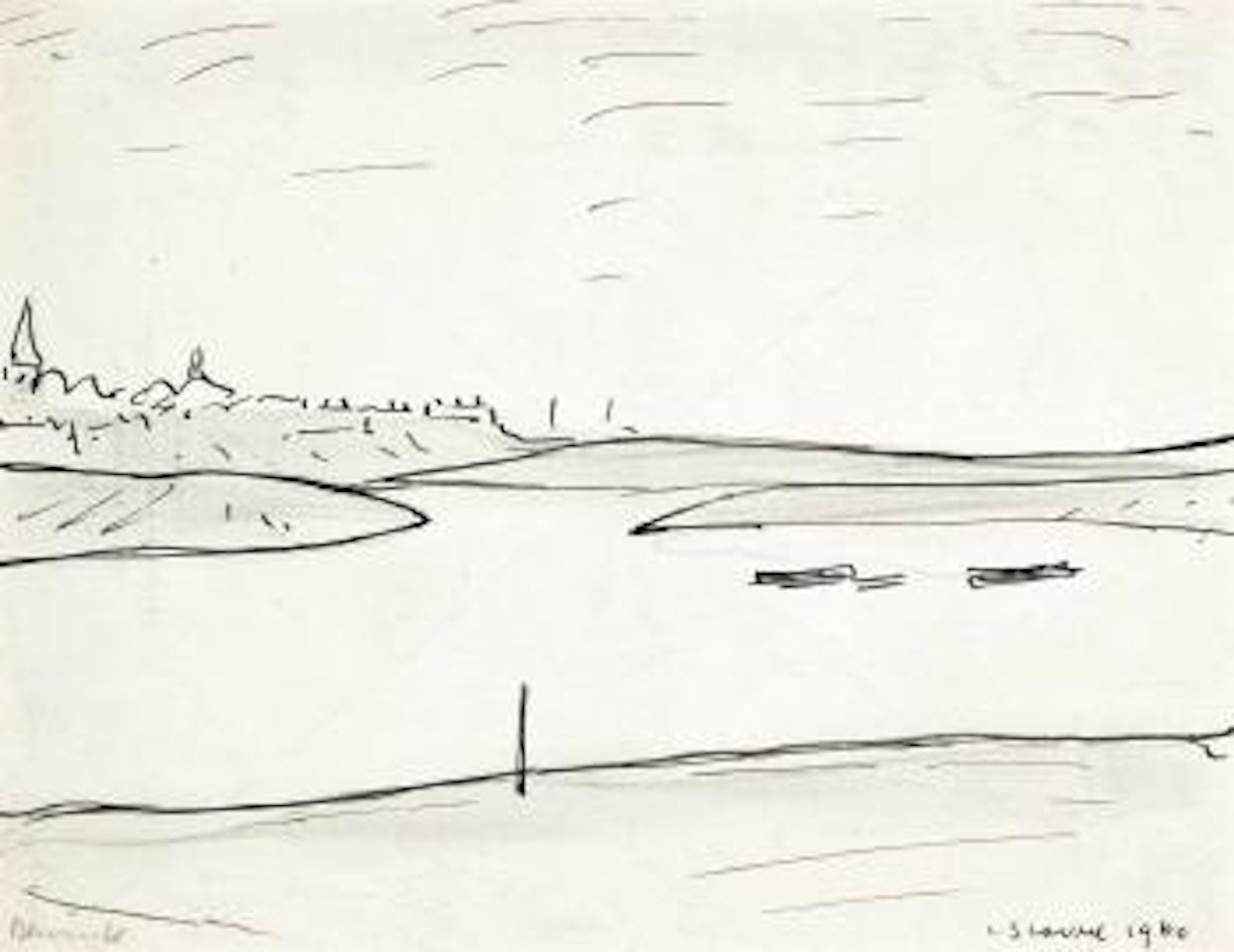 Berwick by Laurence Stephen Lowry