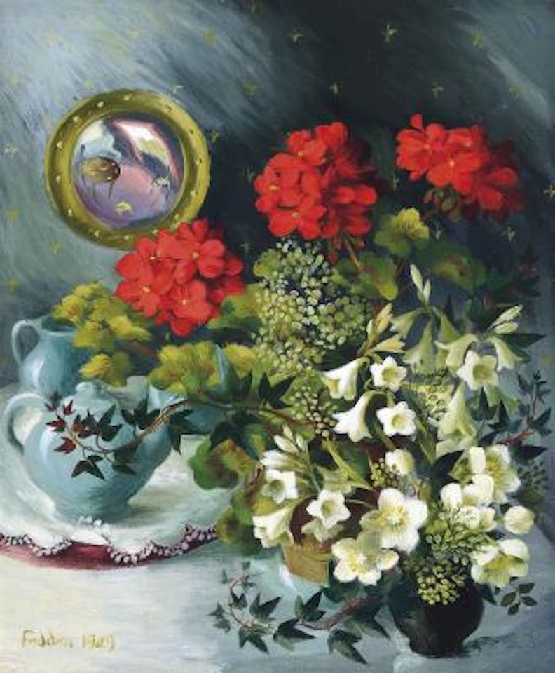 Red Geraniums by Mary Fedden