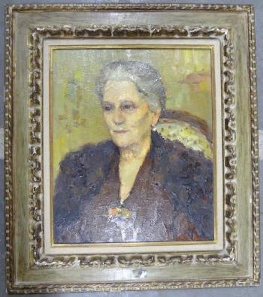 Portrait d'une vieille dame by Marcel Dyf
