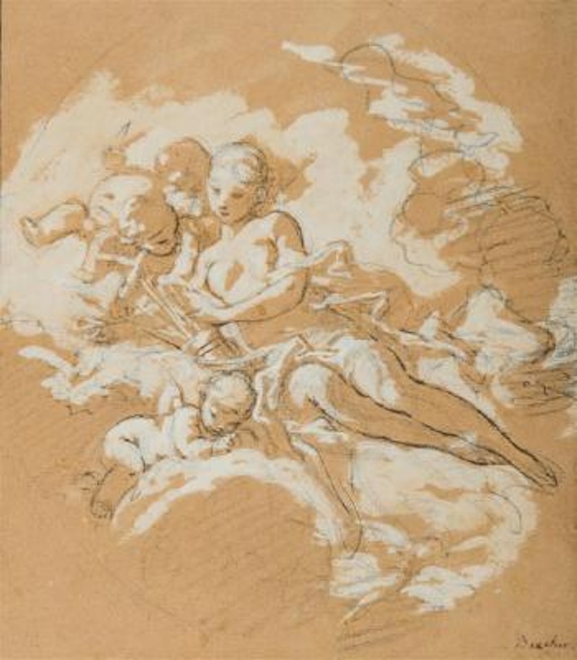 Nymphes et amours by Francois Boucher