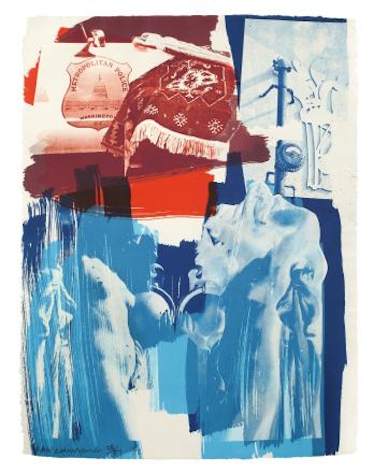 Blues by Robert Rauschenberg