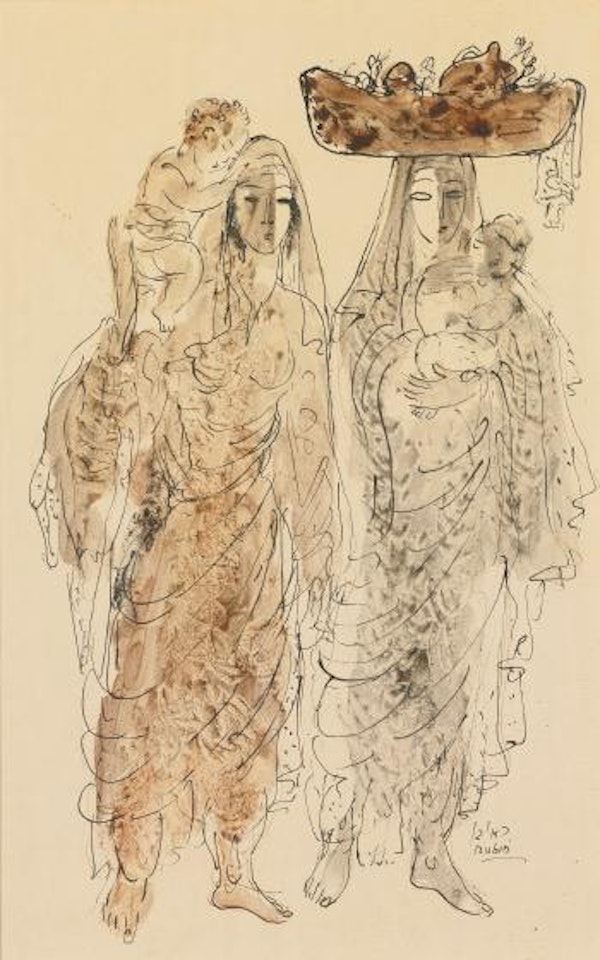 Market Day by Reuven Rubin