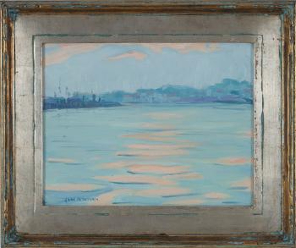 Morning harbor by Jane Peterson