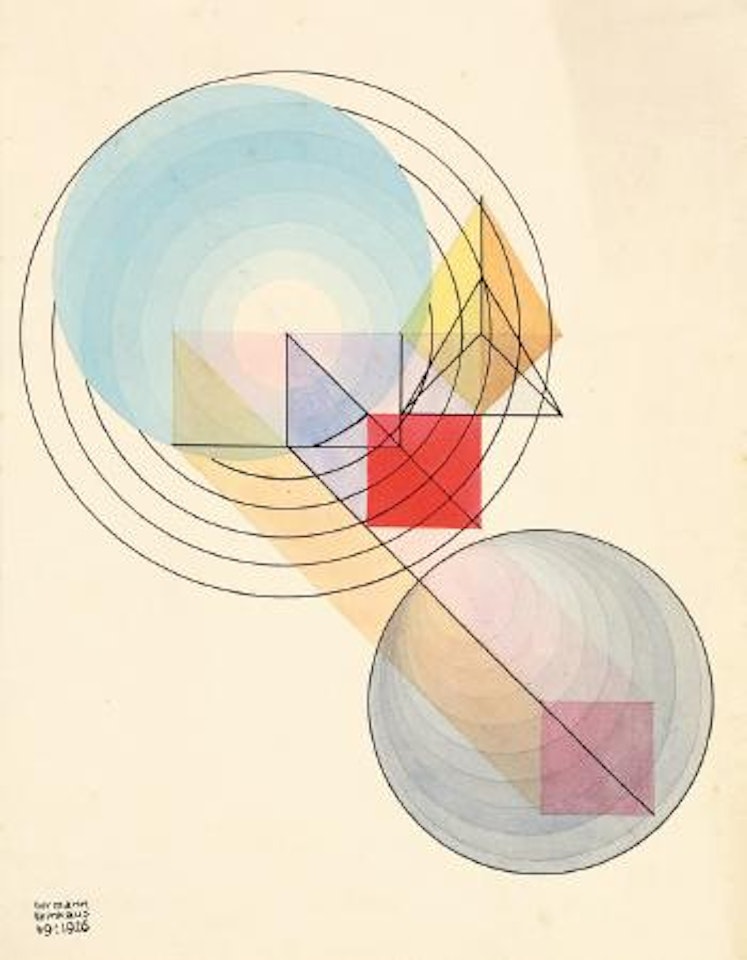 Ohne Titel (Komposition Nr. 49) by Karl Hermann Trinkaus