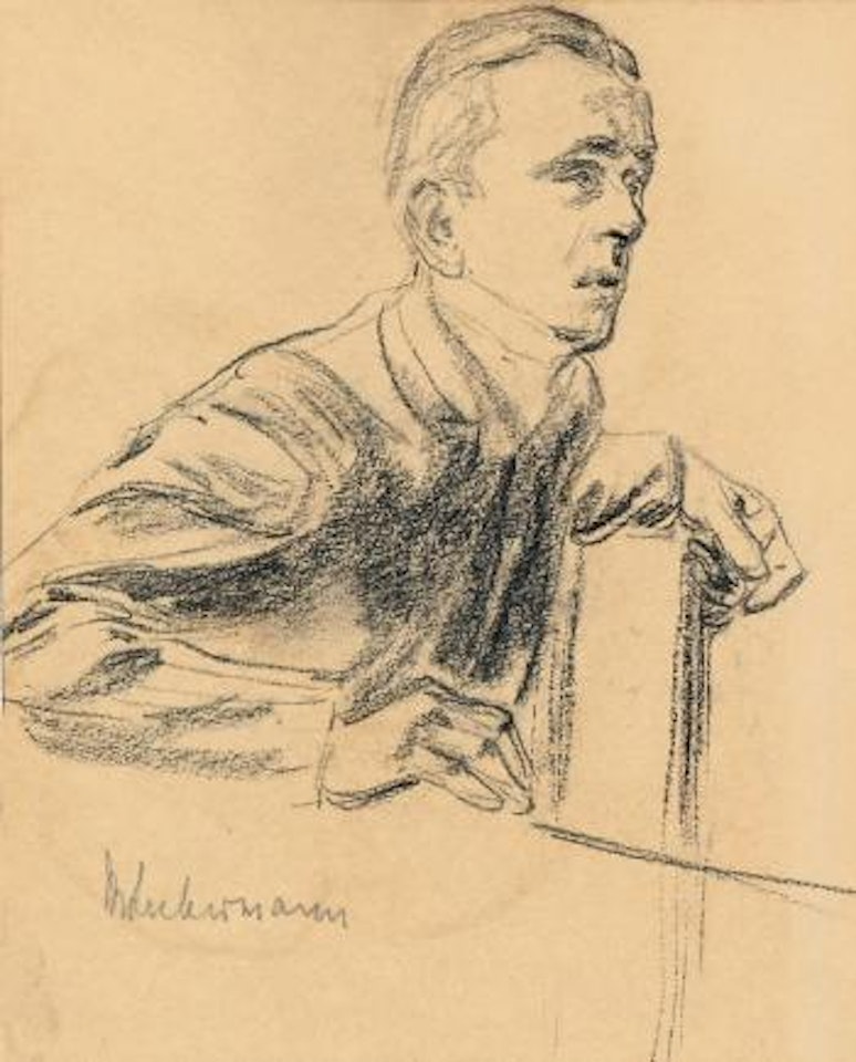 Kurt Riezler (schwiegersohn des Künstlers) by Max Liebermann