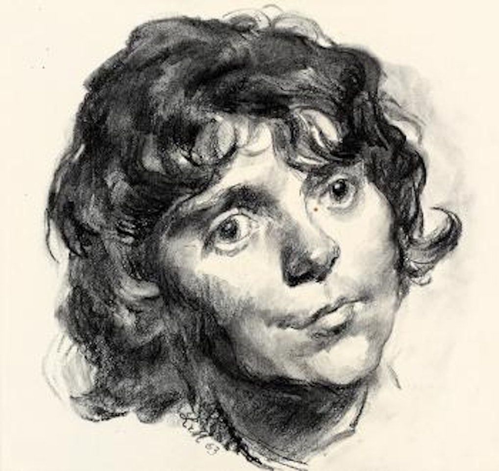 Mädchenbildnis by Ludwig Meidner