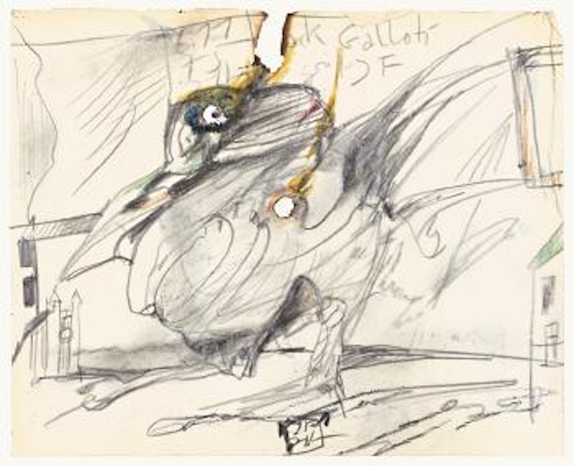 Phantasievogel Galotti by Horst Janssen
