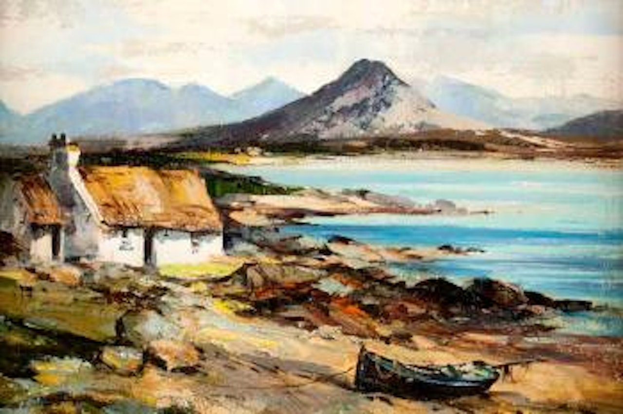 Mount Cashel from Errelough, Roundstone by Kenneth Webb