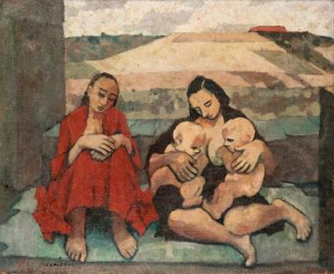 I gemelli by Felice Casorati