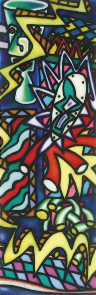 Zappo (Cityscape Mural) by Howard Arkley