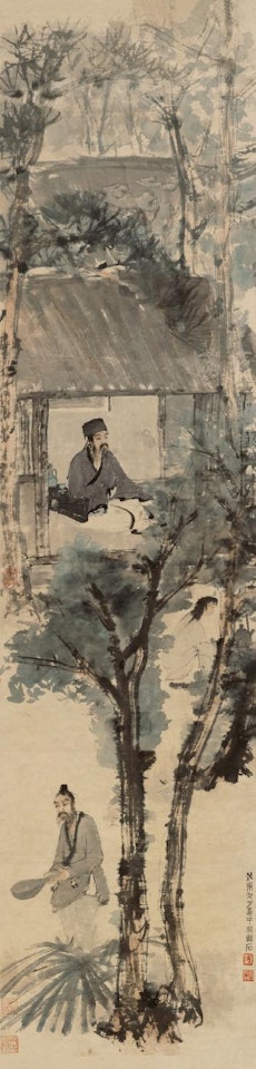 Scholar Living in the Mountain by Fu Baoshi
