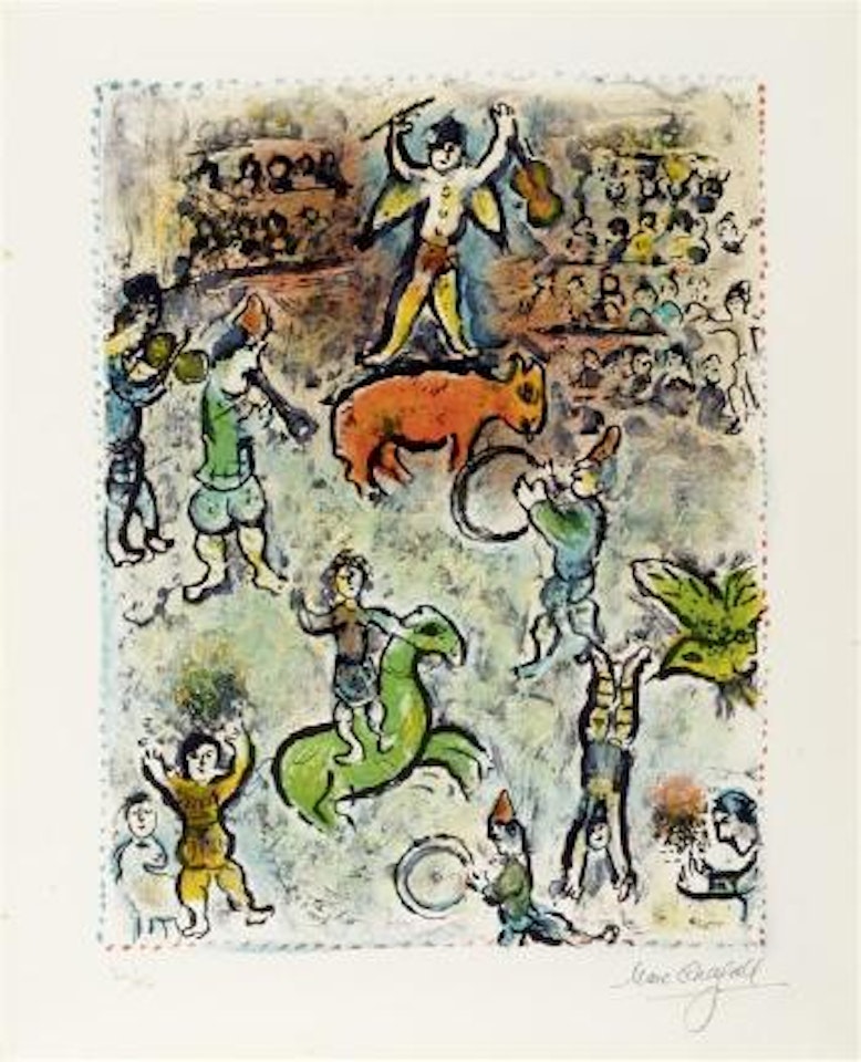 Parade au cirque by Marc Chagall