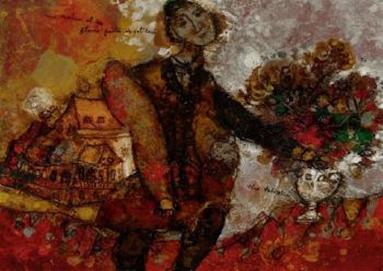 Une maison et des fleurs faites de solitude by Théo Tobiasse