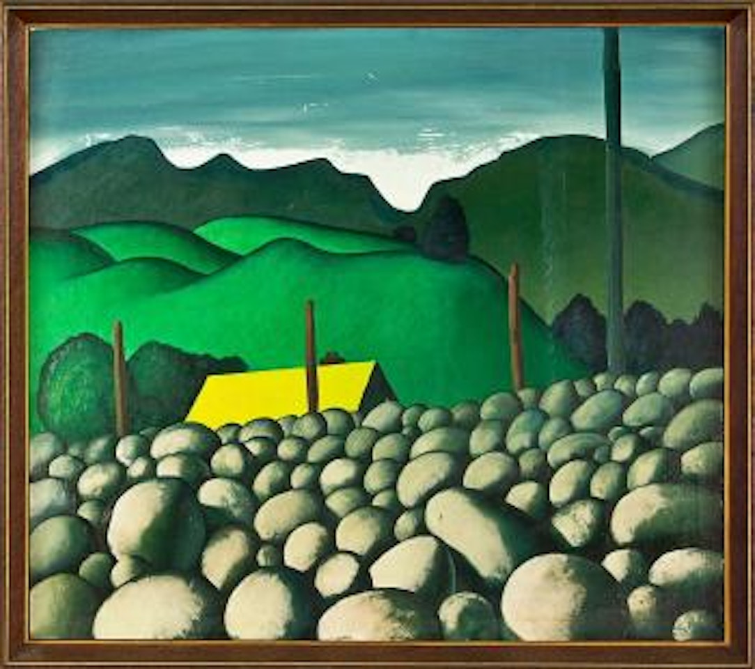 French farm, Banks peninusla by Michael Smither
