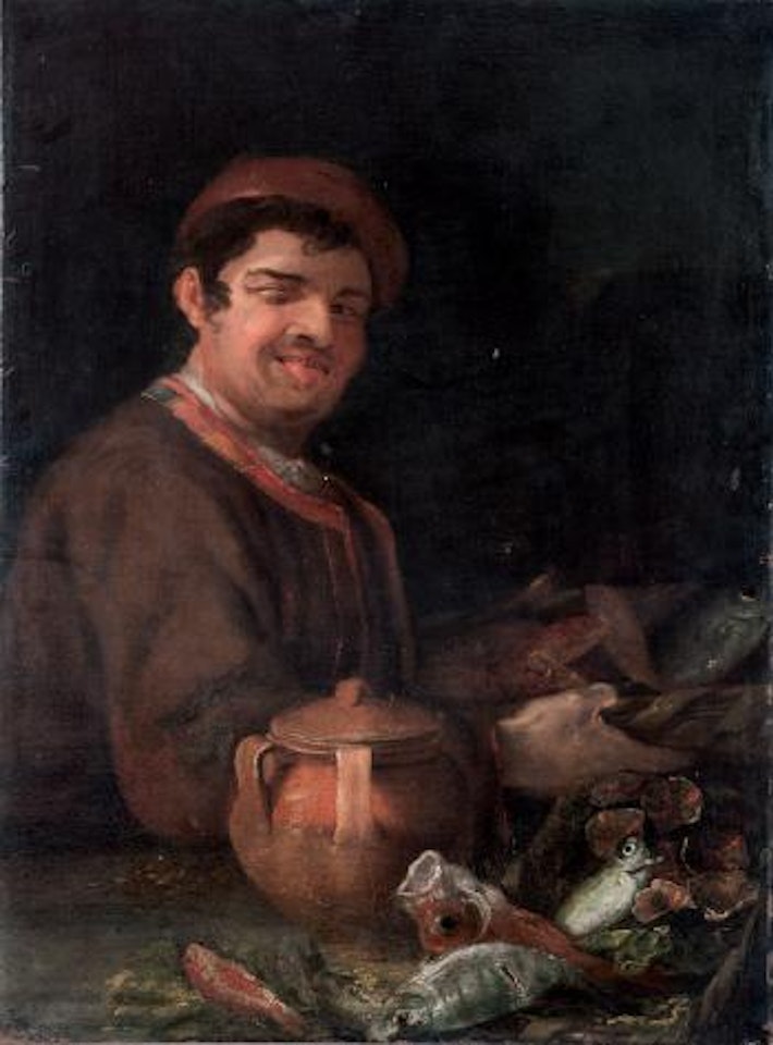 Il pescivendolo by Circle of Luca Giordano