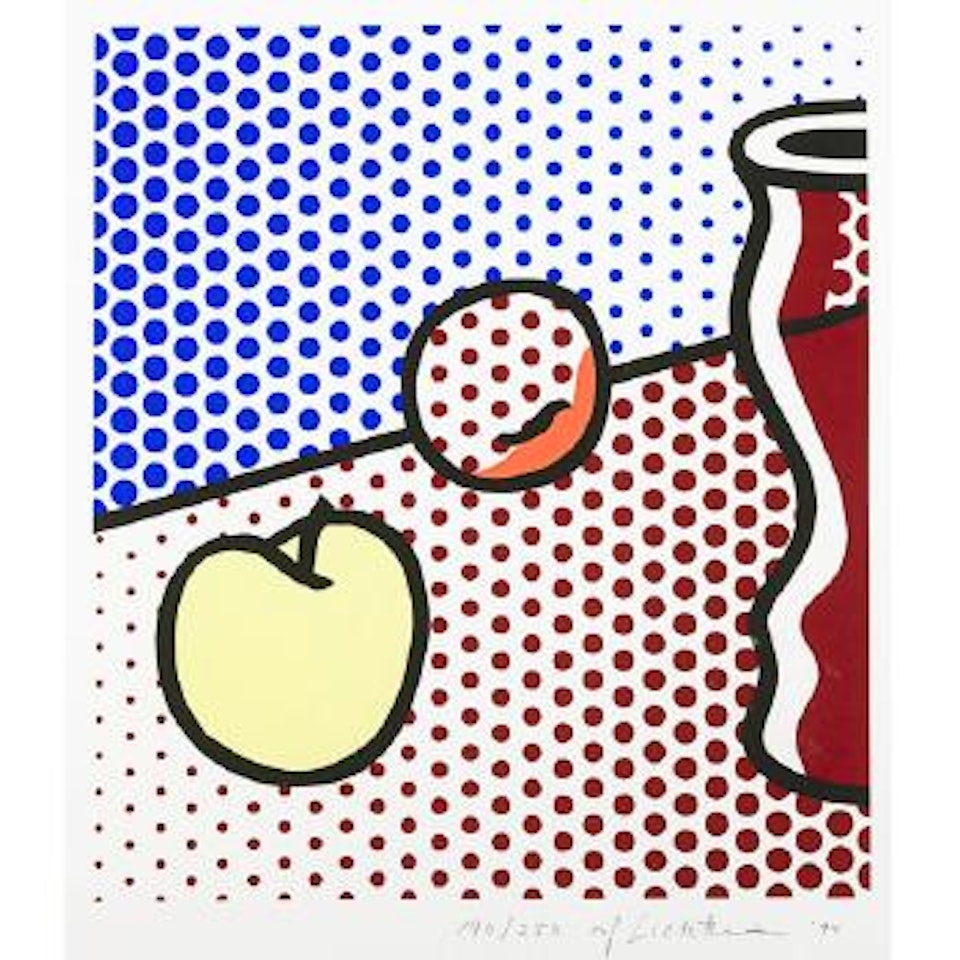 Still life with red jar by Roy Lichtenstein