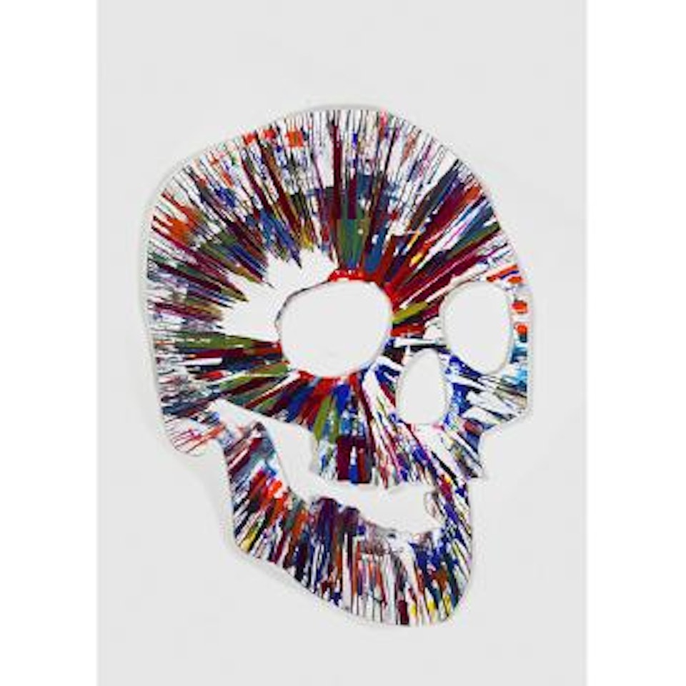 Spin painting by Damien Hirst