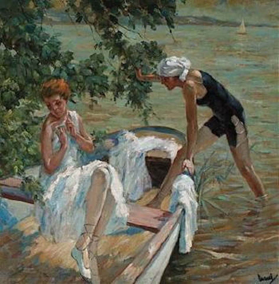 At the lake by Edward Cucuel