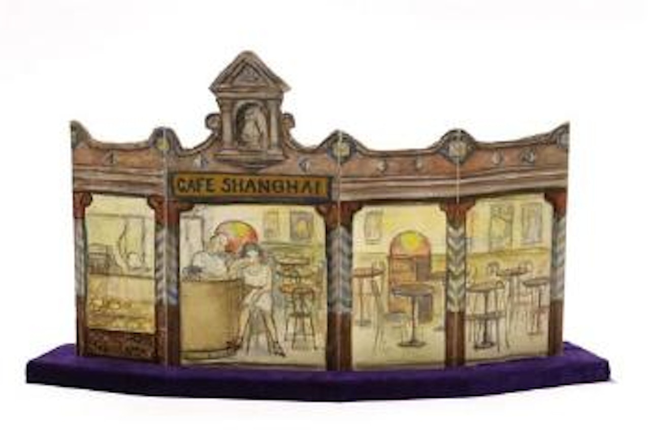Café Shangai, de El Cuadrante de la Soledad by Diego Rivera
