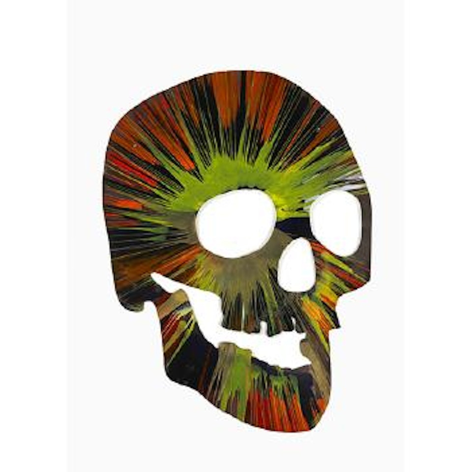 Spin painting by Damien Hirst
