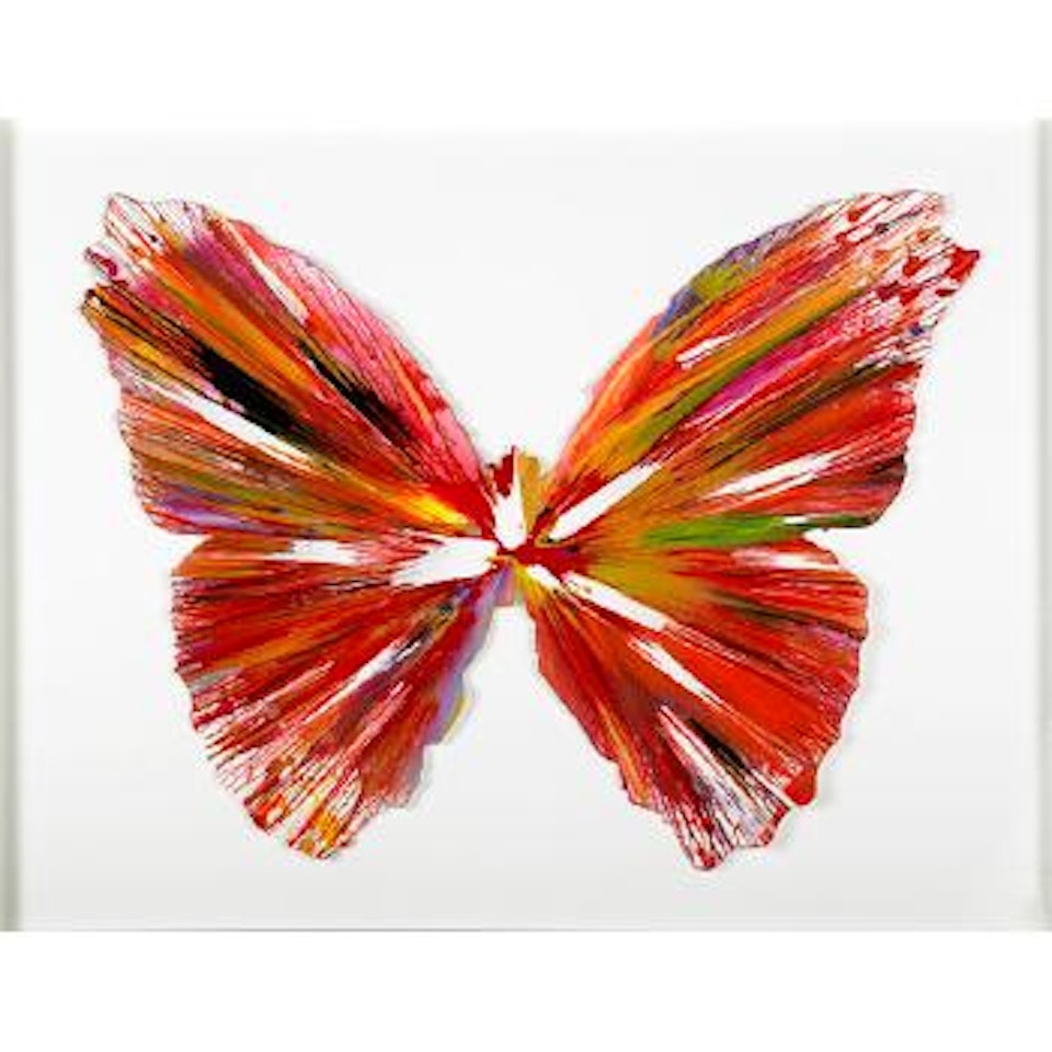 Spin painting by Damien Hirst