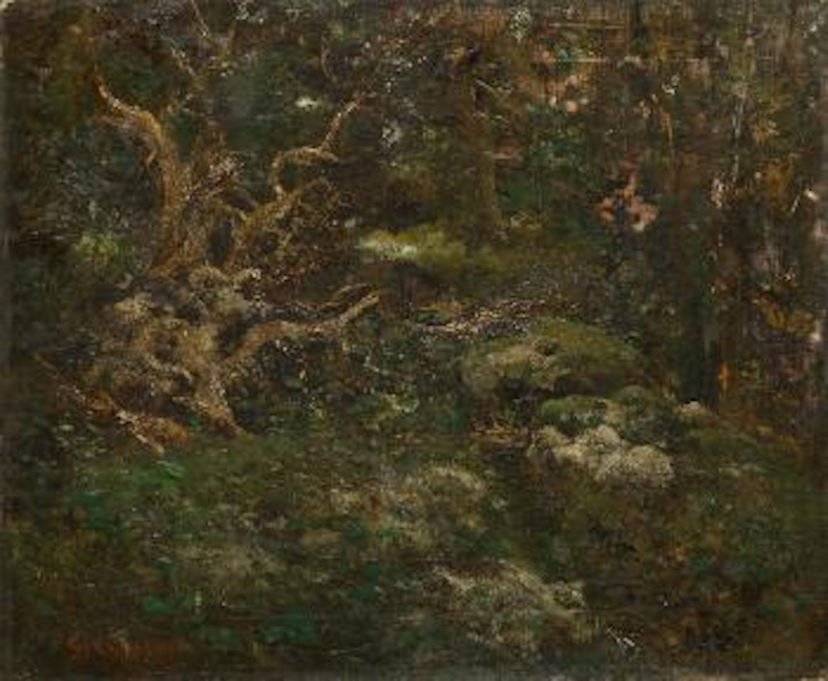 Le Sous-bois by Gustave Courbet