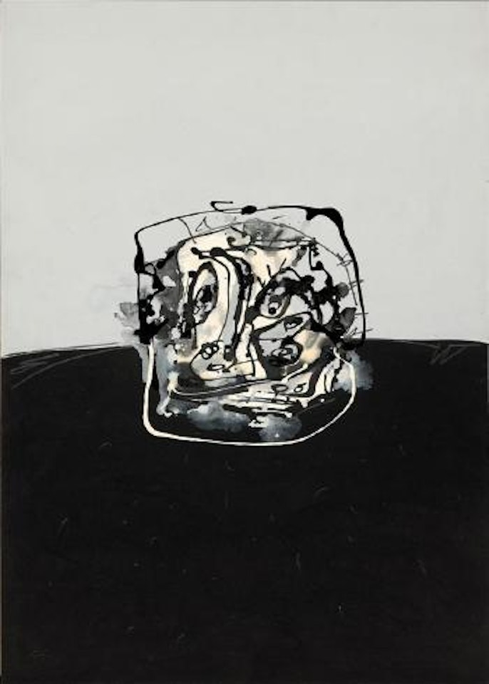 Portrait imaginaire de Goya by Antonio Saura