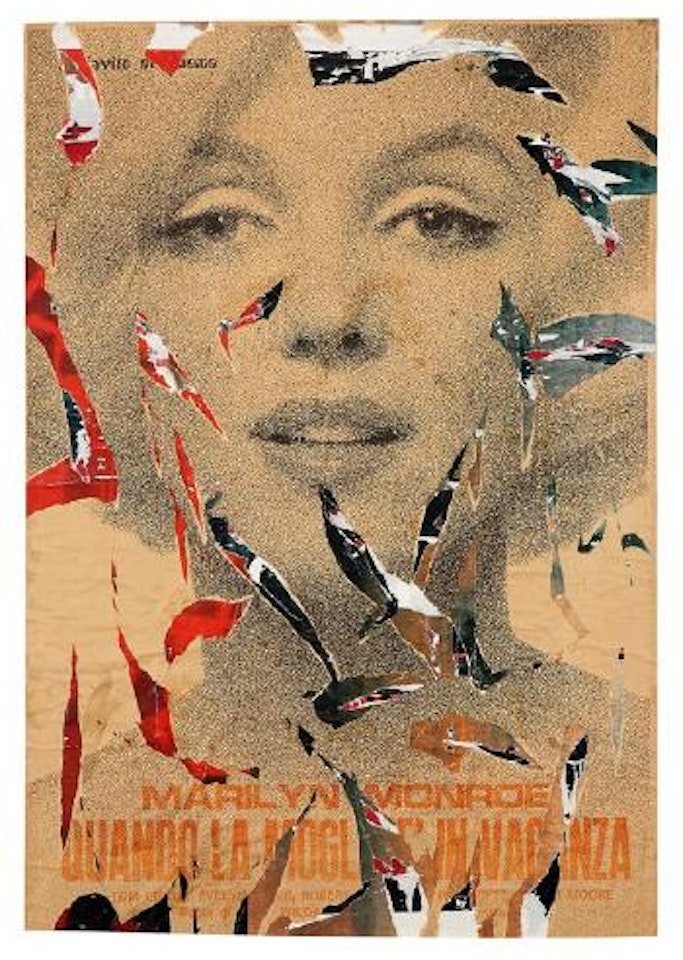 Lo sguardo di Marilyn by Mimmo Rotella