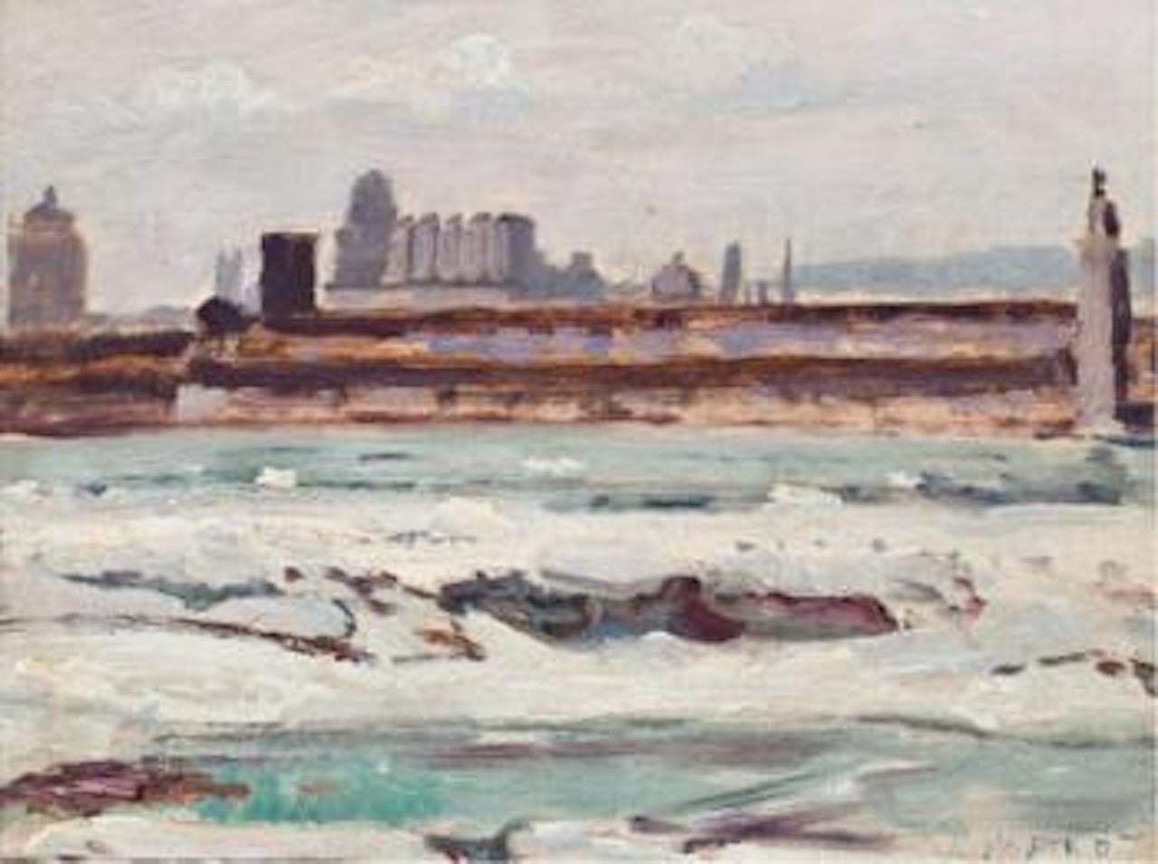 Montreal from St Helen's Island by Robert Pilot