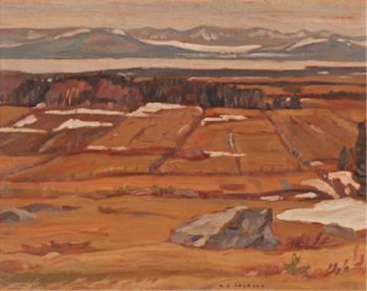 The St Lawrence near St Aubert by Alexander Young Jackson